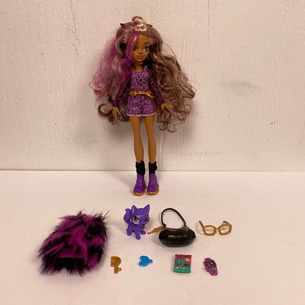 Mattel HHK52 Monster High Fashion Doll Clawdeen Wolf With Accessories